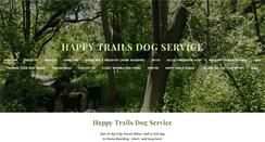 Desktop Screenshot of happytrailsdogservice.ca