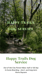 Mobile Screenshot of happytrailsdogservice.ca